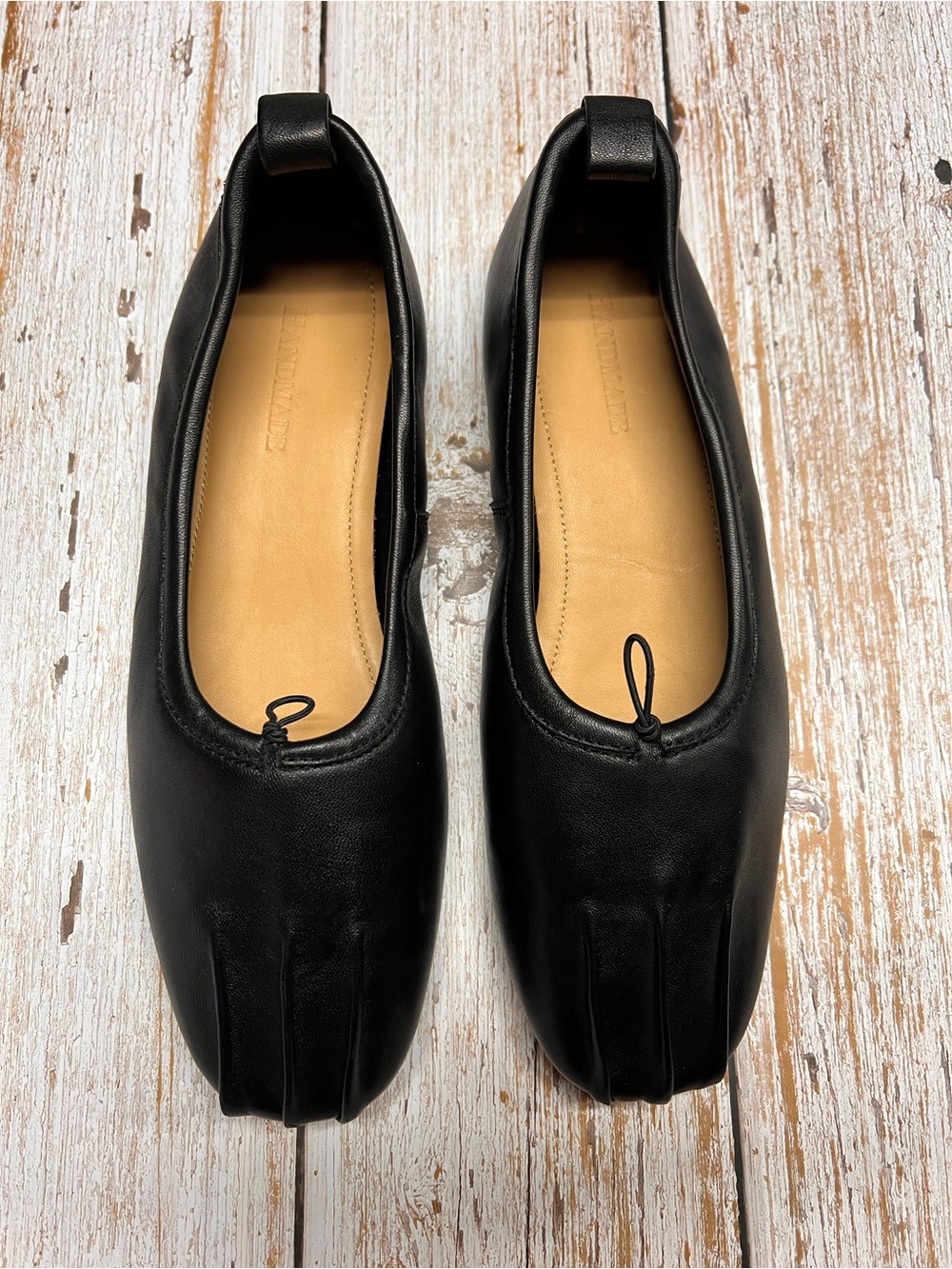 Black Slip-On Leather Shoes